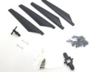 Rakon Heli Blade 200 QX CNC Advanced Upgrade Kit 02 (Silver) - 200QX981-S